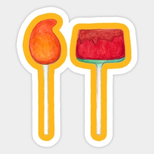 Fun watercolor Mexican Paletas Sticker